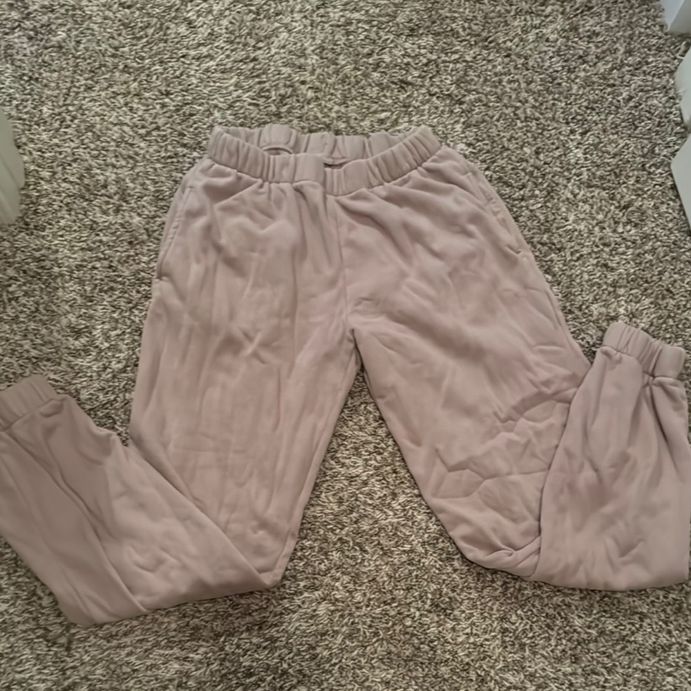 Light Pink Jogger Pants